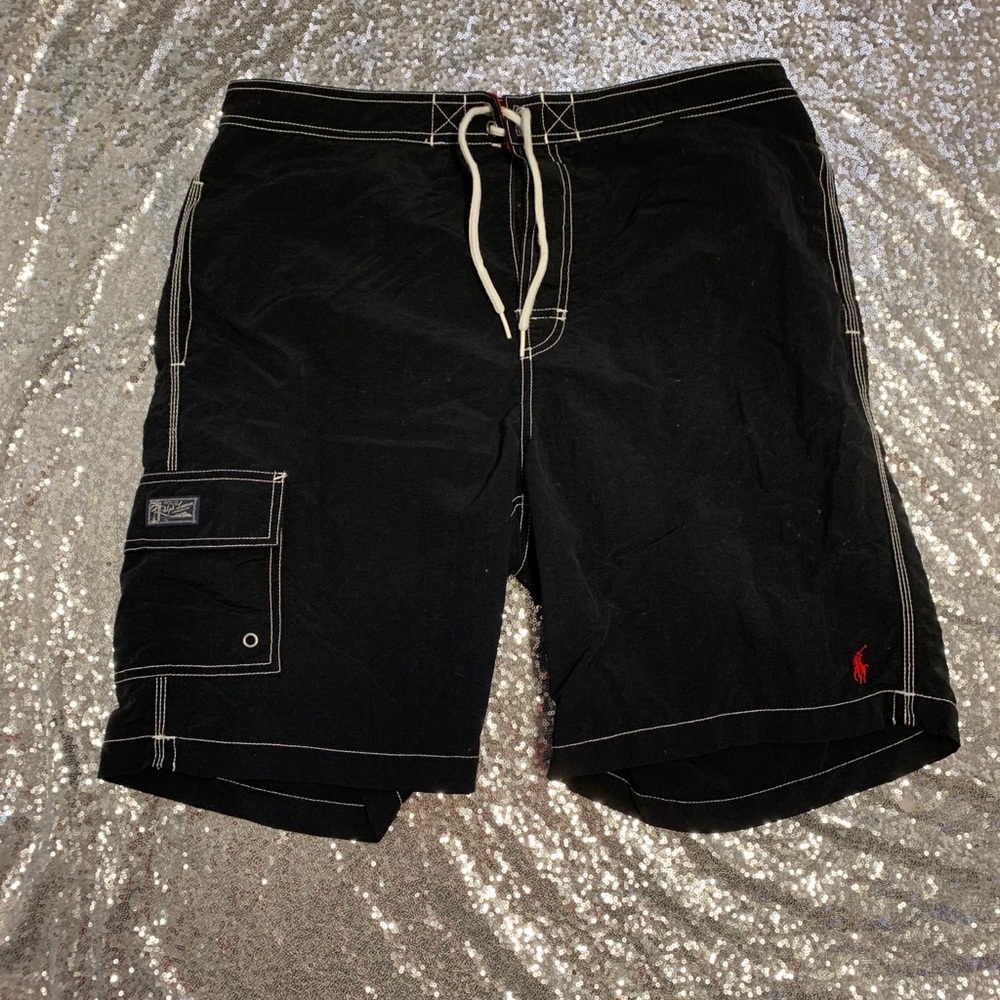 Polo Board Shorts Black Sz L